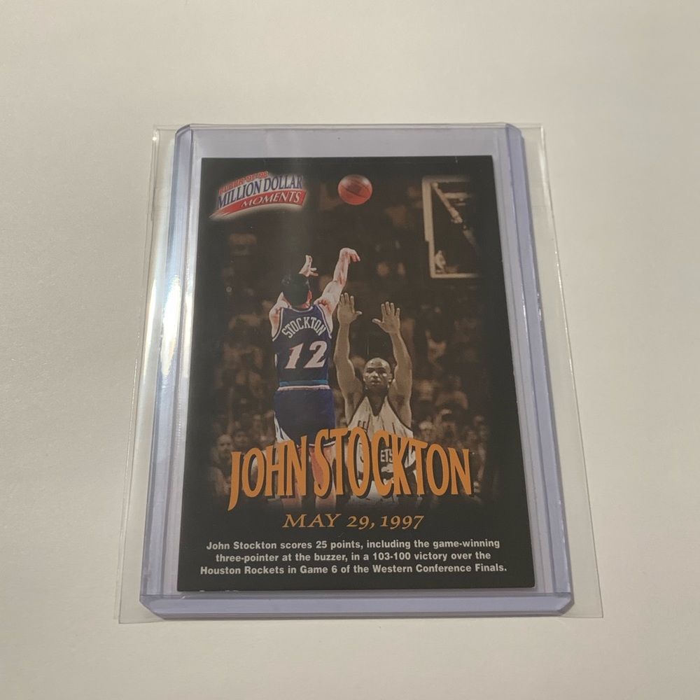 John Stockton ‘97 Fleer Card